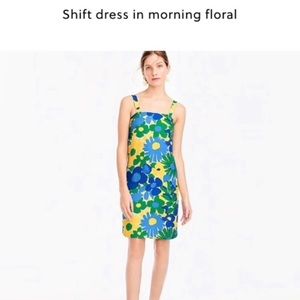 NWT J. Crew morning floral shift dress